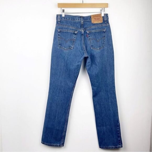 Levi's 505 Vintage 1999 high waisted straight legJeans made in USA size 8 - Picture 3 of 7
